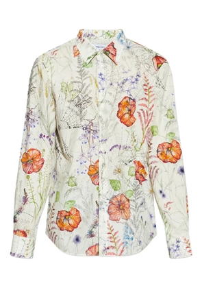 Alexander McQueen floral-print shirt - Neutrals