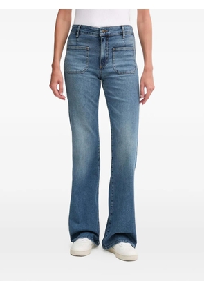 Joop! patch pocket denim flared jeans - Blue