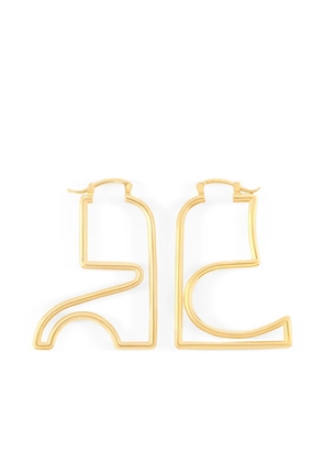 Courrèges AC earrings - Gold