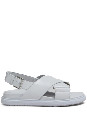 Marni Fussbet leather sandals - Grey