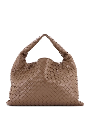 Bottega Veneta Pre-Owned Hop Intrecciato Leather Small hobo bag - Brown
