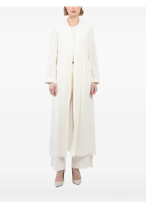 Isabel Benenato pocket coat - Neutrals
