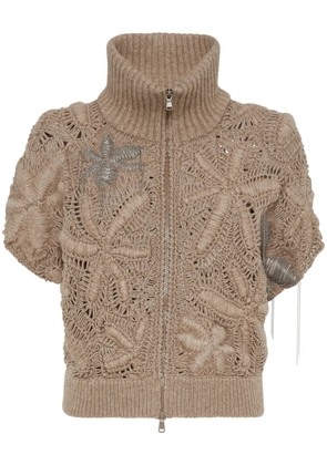 Brunello Cucinelli cashmere cardigan - Brown