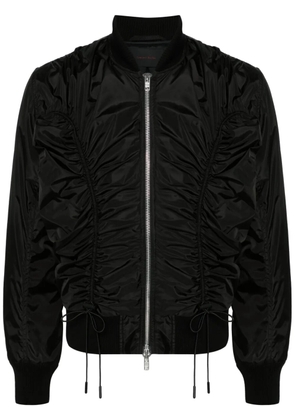 Simone Rocha ruched bomber jacket - Black