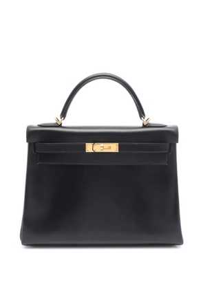 Hermès Pre-Owned 2001 Box Calf Kelly II Retourne 32 handbag - Black