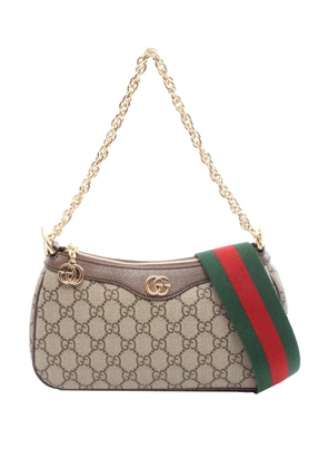Gucci Pre-Owned 2016-2025 Small GG Supreme Ophidia Shoulder Bag satchel - Brown