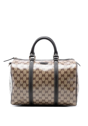 Gucci Pre-Owned 2016-2025 Medium GG Crystal Joy boston bag - Brown