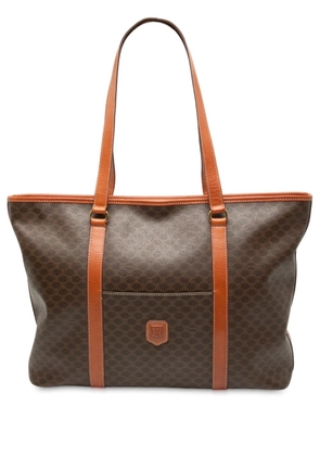 Celine Pre-Owned 1994 Macadam Coated Canvas tote bag - Brown