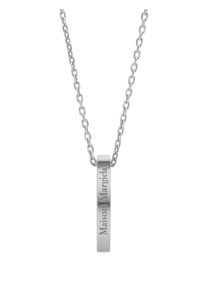 Maison Margiela logo ring precious metals necklace - Silver