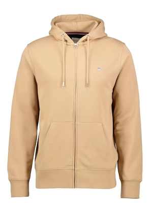 Gant zip-fastening hoodie - Neutrals