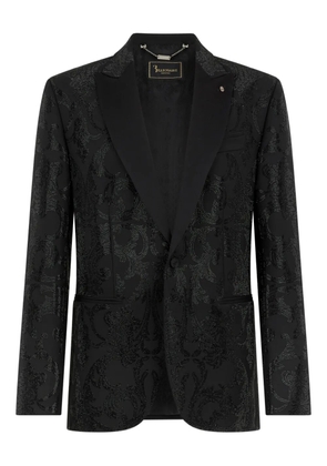 Billionaire brocade strass blazer - Black