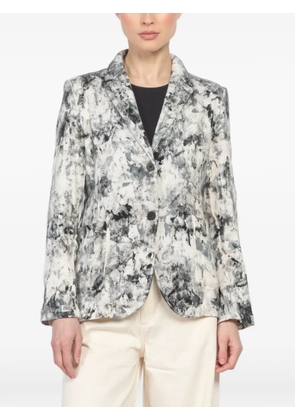 Avant Toi printed button-fastening blazer - Neutrals