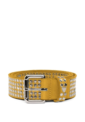 Htc Los Angeles studded belt - Yellow