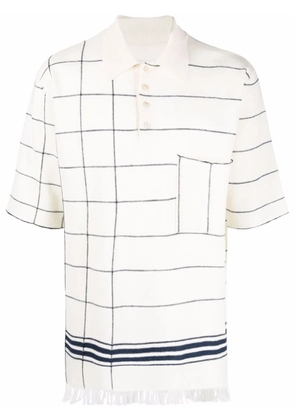 Maison Margiela striped polo shirt - Neutrals