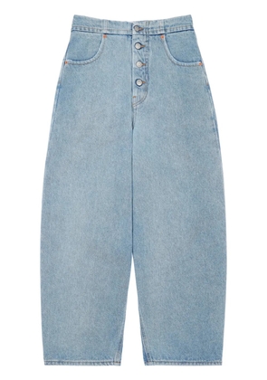 MM6 Maison Margiela mid-rise cropped jeans - Blue