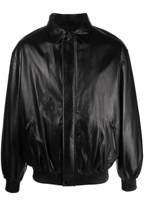 Manokhi biker bomber jacket - Black