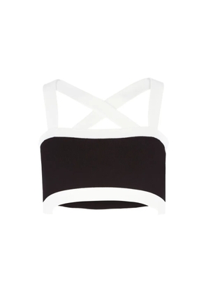 Nina Ricci bralette knit top - Black