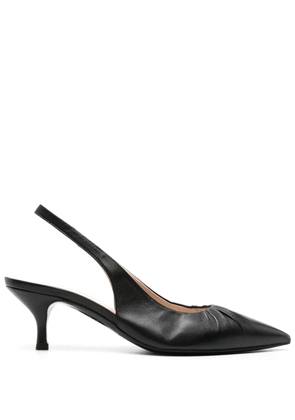 Fabiana Filippi 55mm ruched-detailed pumps - Black