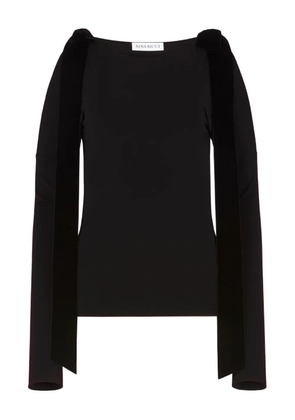 Nina Ricci bow-details top - Black