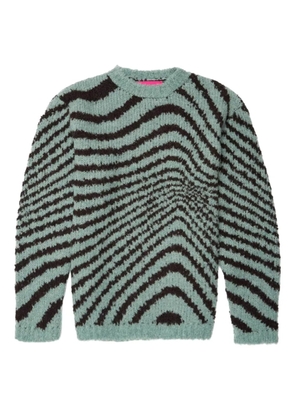 The Elder Statesman graphic-print sweater - Green