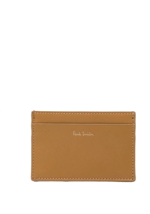 Paul Smith striped cardholder - Brown