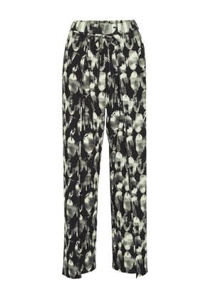 Henrik Vibskov drawstring print trousers - Black