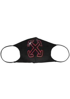 Off-White Arrow-print face mask - Black