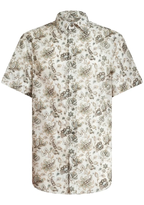 ETRO paisley-print cotton shirt - Neutrals