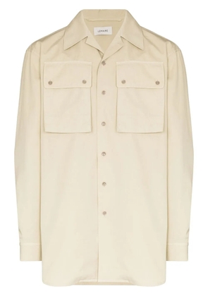 LEMAIRE flap-pocket cotton shirt - Neutrals