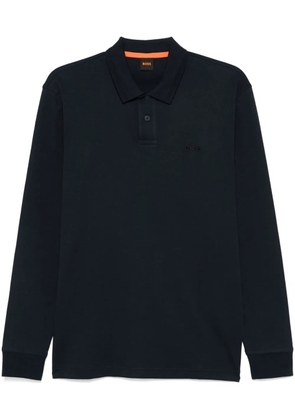 BOSS long-sleeve polo shirt - Blue
