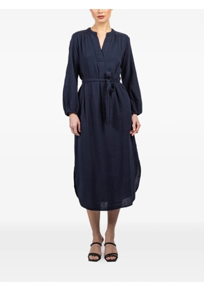 Xirena Josephine V-neck tie midi dress - Blue