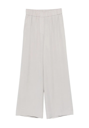 Peserico elastic-waist trousers - Grey