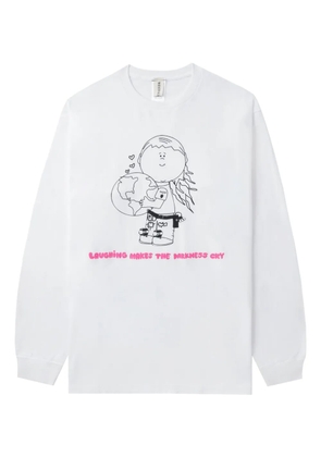 WESTFALL cartoon-print T-shirt - White