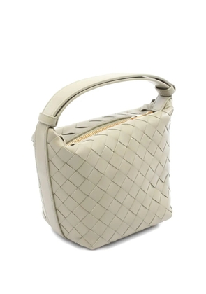 Bottega Veneta Pre-Owned 20s intrecciato leather handbag - Neutrals