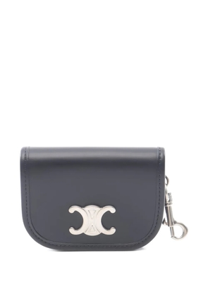 Celine Pre-Owned 2020s Nano Besace Triomphe leather keyring - Black