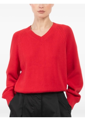 High Sport V-neck sweater - Red