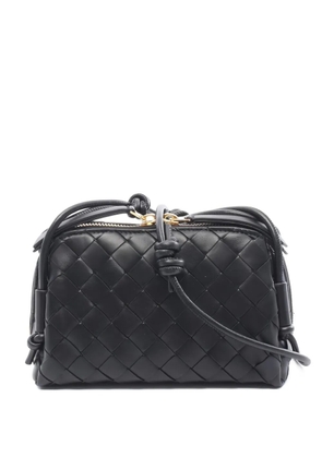 Bottega Veneta Pre-Owned 2020s Intrecciato-leather shoulder bag - Black