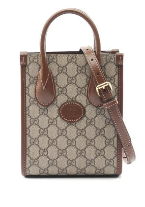 Gucci Pre-Owned 2010s mini Interlocking G tote bag - Neutrals