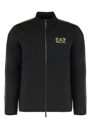 Ea7 Emporio Armani full-zip sweatshirt - Black