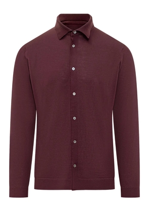 Filippo De Laurentiis buttoned long-sleeve shirt - Red