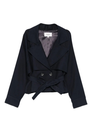Ba&Sh Lonnie belted double-breasted jacket - Blue