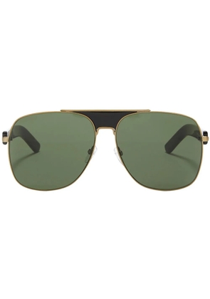 Palm Angels Eyewear Bay pilot-frame sunglasses - Green