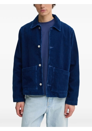 Sunflower corduroy-texture shirt jacket - Blue