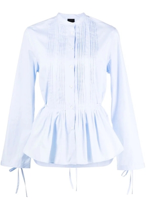 ASPESI peplum button-up shirt - Blue