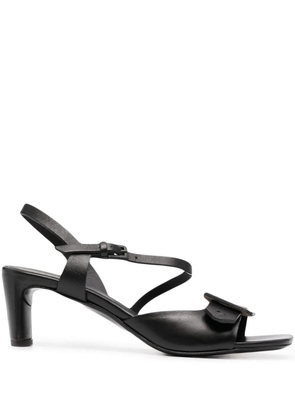 Del Carlo square-toe sandals - Black