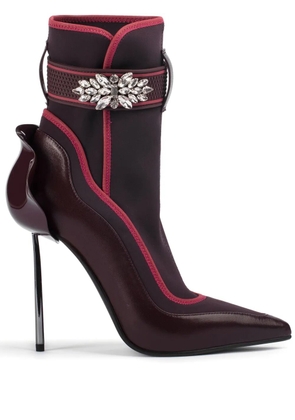 Le Silla Snorkeling 120mm ankle boots - Red