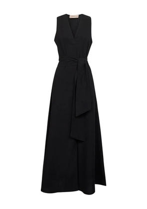 Blanca Vita poplin midi dress - Black