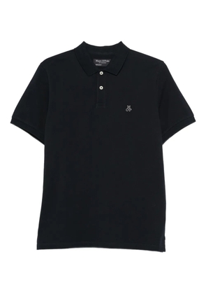 Marc O'Polo Piqué buttoned polo shirt - Black
