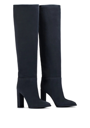 Le Silla 110mm Elsa suede boots - Blue