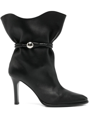 ISABEL MARANT ankle leather boots - Black
